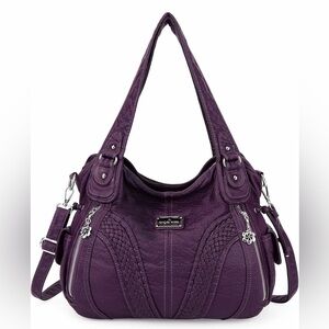 Angel Kiss Elegant Purple Handbag